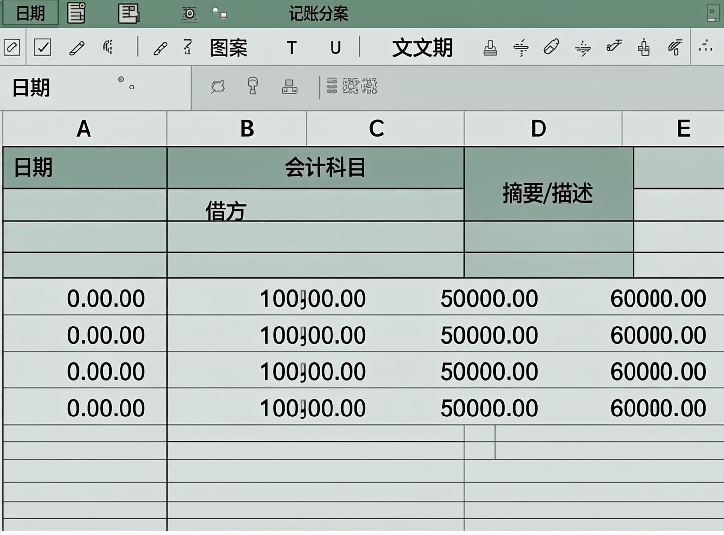 Template Jurnal Umum (General Journal)