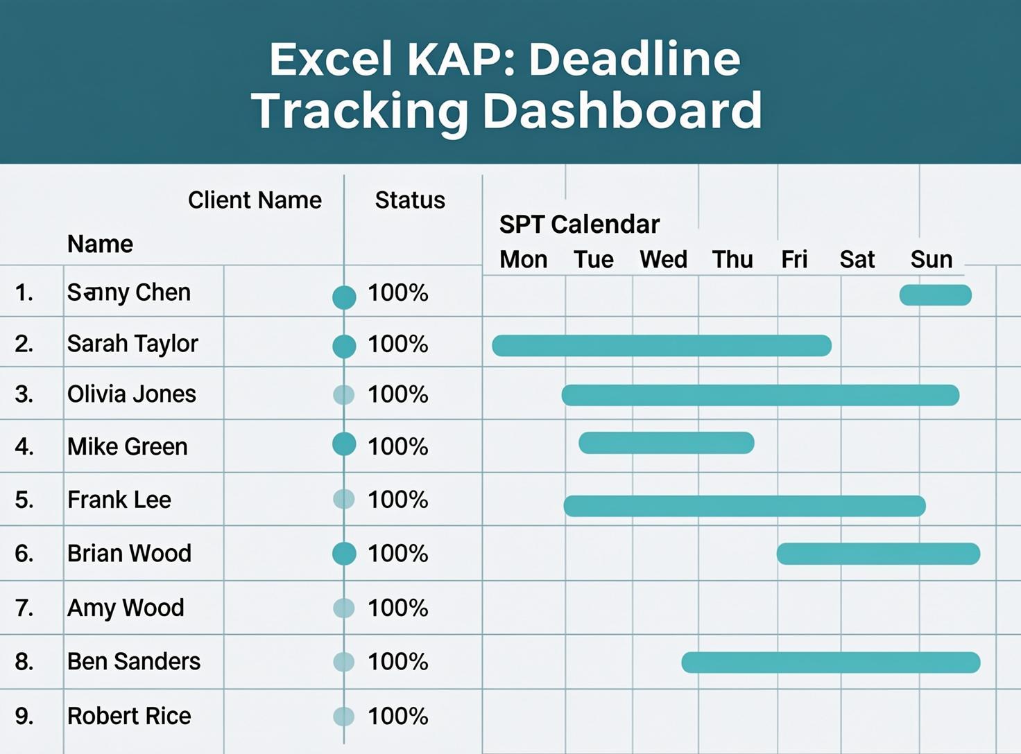 Deadline Tracker SPT Multi-Klien (50+ WP)
