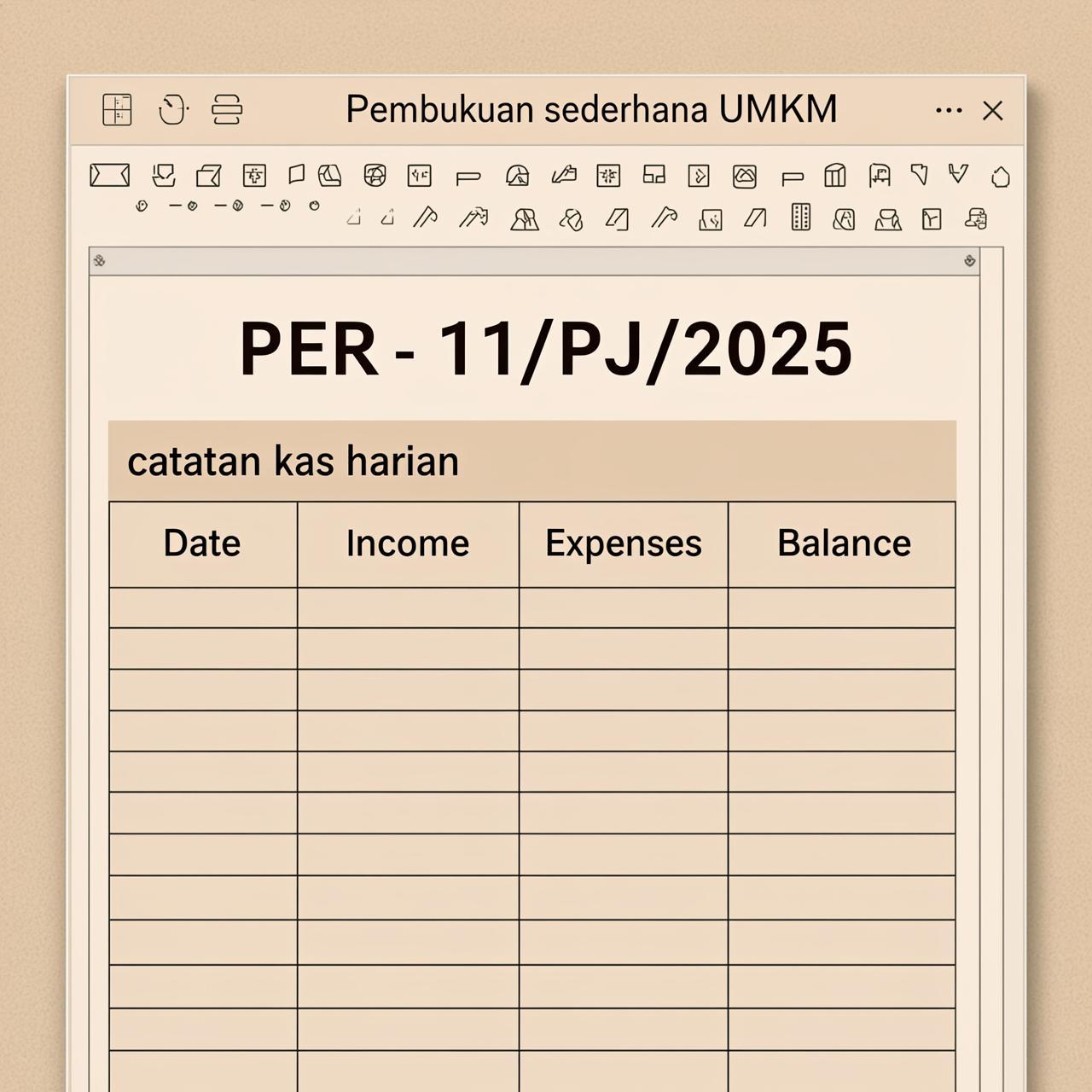 Pembukuan Sederhana UMKM